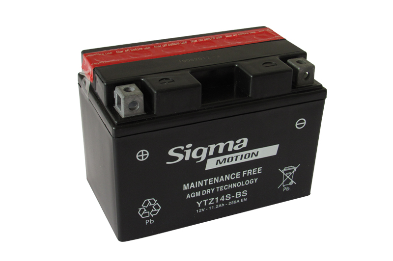 ΜΠΑΤΑΡΙΑ MOTO 12V 11,2Ah AGM SIGMA MOTION 